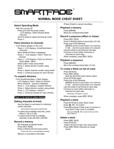 normal mode cheat sheet