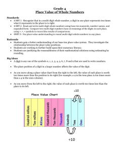 Fourth Grade Place Value