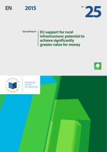 EU support for rural infrastructure