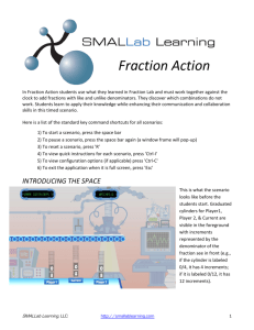 Fraction Action – Flow Quick Start Guide