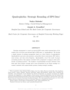 Quadrophobia: Strategic Rounding of EPS Data!