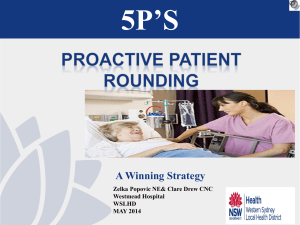 5p`s proactive rounding - Falls Prevention Network