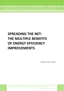 Spreading the Net: The Multiple Benefits of Energy Efficiency