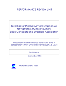 Basic Concepts and Empirical Application