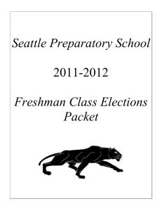 Seattle Preparatory School 2011-2012 Freshman Class Elections
