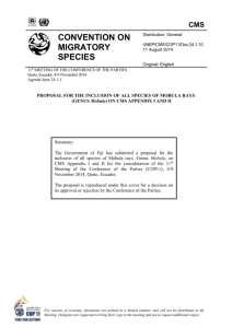 UNEP/CMS/COP11/Doc.24.1.10: Proposal I/10 & II/11