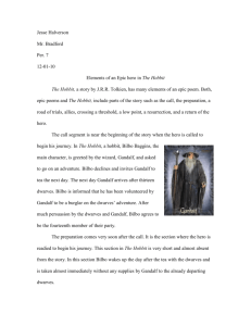 Mr. Bradford the hobbit essay.doc