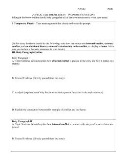 Sample Literary Analysis Essay High School