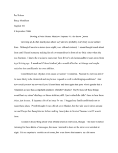 Sample Student Essay in Word