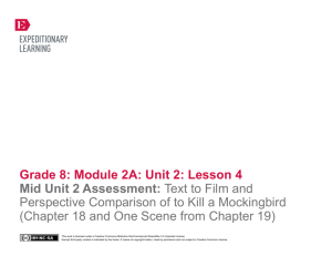 Grade 8: Module 2A: Unit 2: Lesson 4 Grade 8: Module 2A: Unit 2