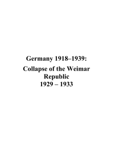 Germany 1918-1939 Fall of the Wiemar Republic.doc