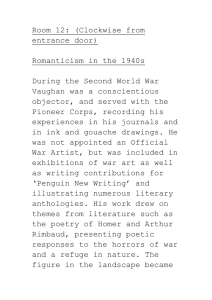 Room 12 - Romanticism in the 1940`s (Word)