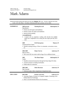 Professional Resume - Extras Support Staffing