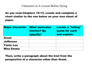 Characters in A Lesson Before Dying.doc