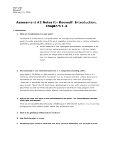 Assesment sheet of Beowulf- Ron Chen.doc