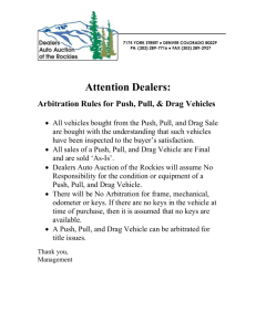Fax Transmittal - Dealers Auto Auction of the Rockies