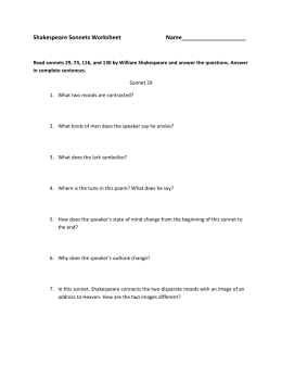Sonnet 116 - Carter County Schools