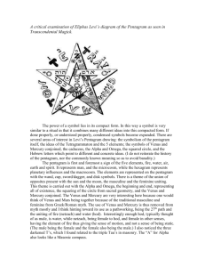 A Critical Look at the Pentagram of Eliphas Levi