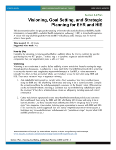 2 Visioning, Goal Setting, and Strategic Planning for