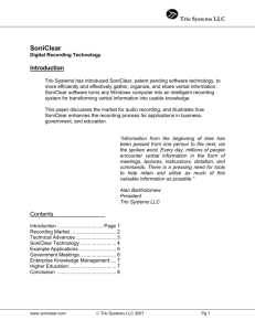Digital Recording Technology White Paper (.DOC)
