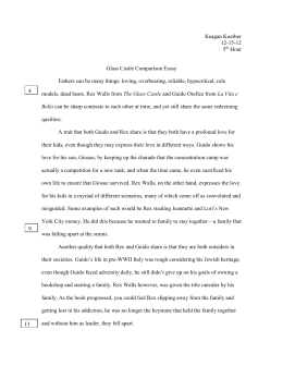 Science Essay Wray E Questions For Life Is Beautiful You Should Have This Glass Castle Comparison Essay Analytical Essay Template also Example Autobiography Essay Essay On Life Is Beautiful Life Is Beautiful College Essays About Comparative Politics Essay