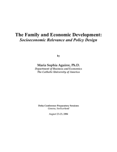 The Family and Economic Development