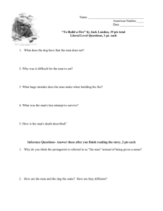 “To Build a Fire” Reading Questions