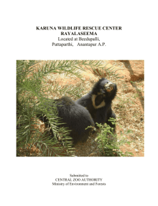 WildLife Master Plan - Karuna Society for Animals and Nature