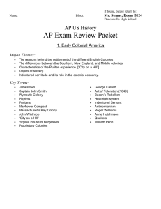 APUSH Exam Review Packet - Jefferson County Schools