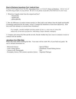 Dystopia Essay Heart Of Darknessapocalypse Now Essays On Christianity also Essays On Helping Others Heart Of Darknessapocalypse Now Essay My Grandparents Essay
