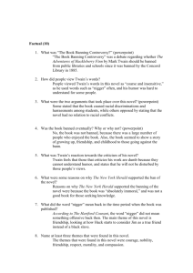 Huck Finn project studyguide answers.doc