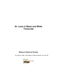 MP3 Script - Missouri History Museum