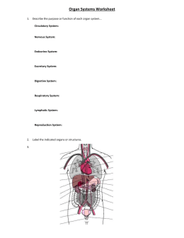 Human Biology and Health Worksheets