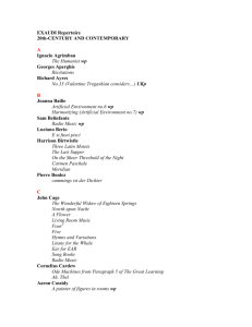 current repertoire list