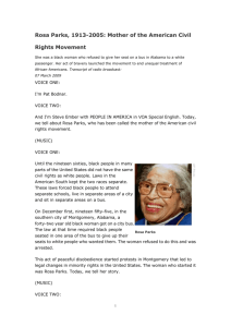 Rosa Parks, 1913-2005: Mother of the American Civil Rights
