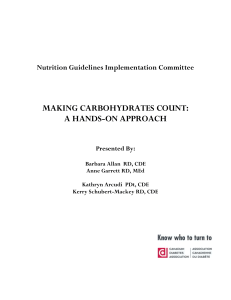 NUTRITION GUIDELINES IMPLEMENTATION COMMITTEE