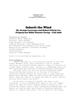 inherit the wind study notes Monkeynotes study guide summary-inherit the wind by jerome lawrence & robert e lee -free book notes/chapter summary. inherit the wind study notes Monkeynotes study guide summary-inherit the wind by jerome lawrence & robert e lee -free book notes/chapter summary.