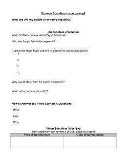 Marxism worksheet - Uniondale Social Studies Wiki K