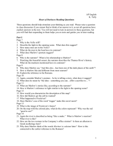 Heart of Darkness Reading Questions