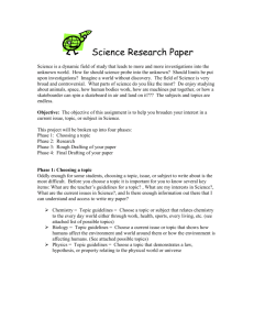 Research paper instructions