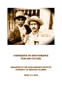 Conference Program - Afro-Romance Institute