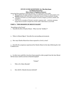 STUDY GUIDE QUESTIONS for “The Hot Zone”