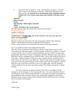 12th night essay questions