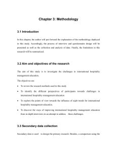 Chapter 3: Methodology