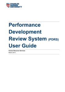 CDU Performance Review System