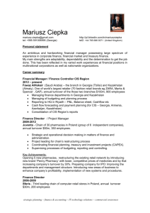 Qualifications CV template