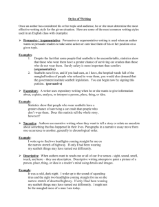 Essay Types With Examples