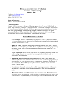 Phy 380: Thermal and Statistical Physics Syllabus