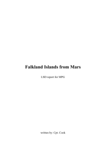 Falkland Islands from Mars