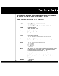 Test Paper Topics